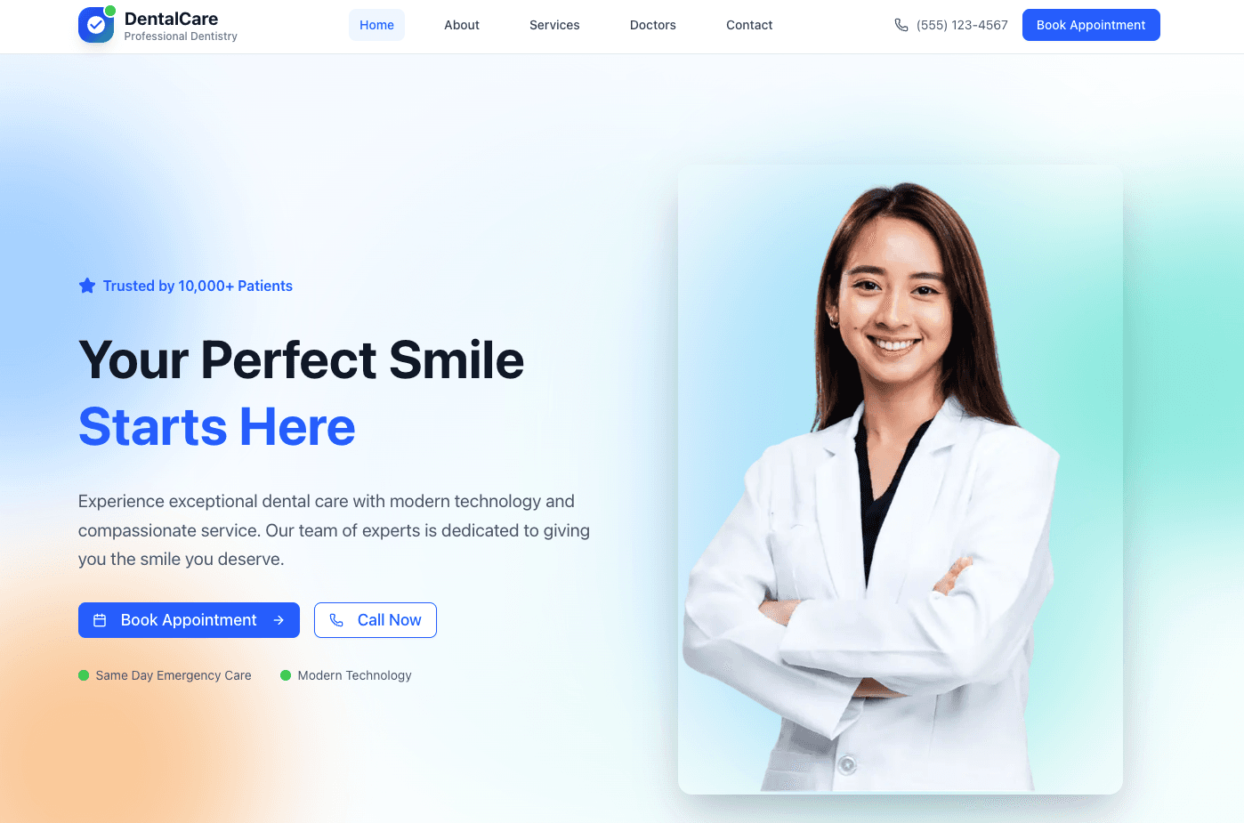 Dental Clinic Website